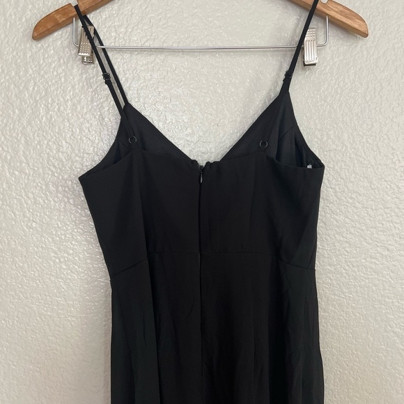 NWOT Transcending Presence Black Sleeveless Tulip Midi Dress - Picture 6 of 10